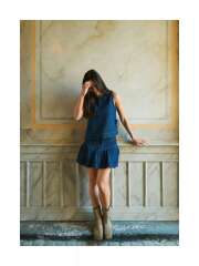 Neo Noir - TRIPA DENIM FRILL SKIRT