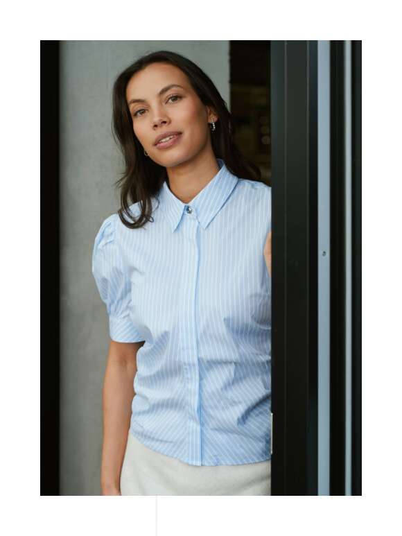 Neo Noir - Frannie Soft Stripe Shirt  