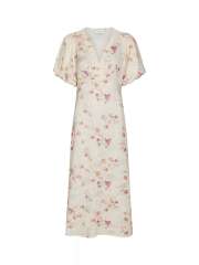 Neo Noir - Illana Sateen Print Dress