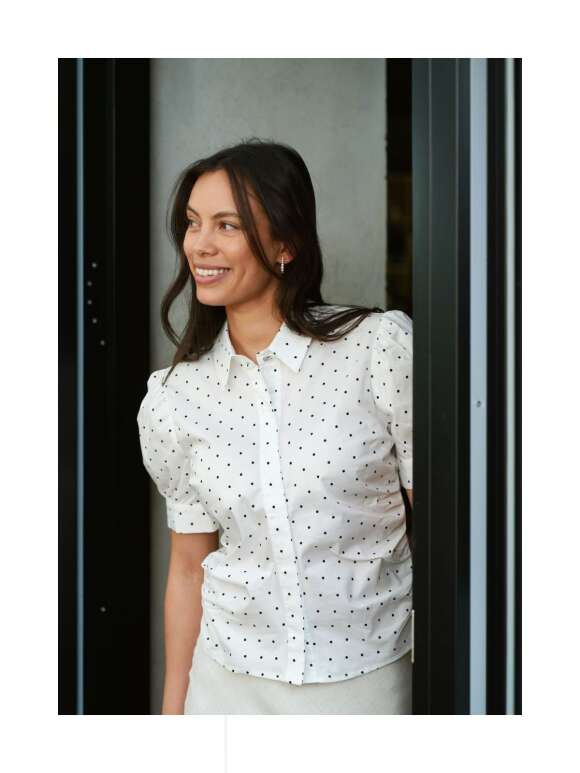 Neo Noir - Frannie Dot Shirt