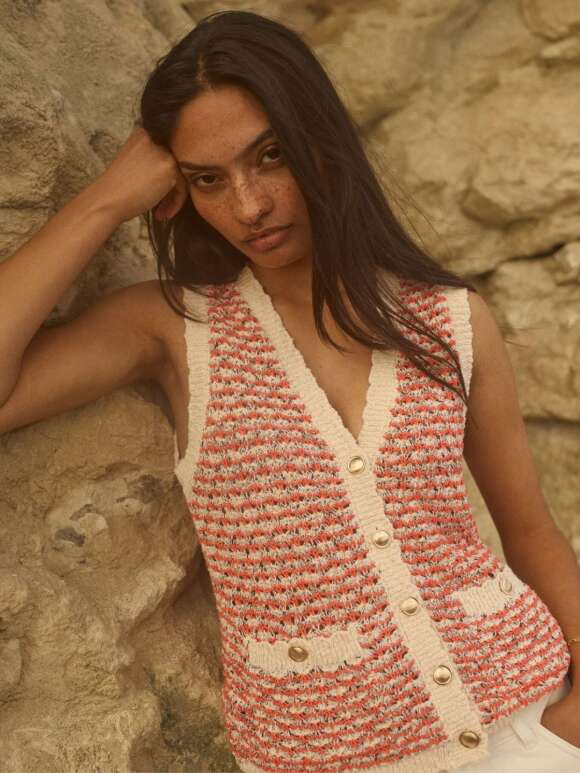 Mos Mosh - MIAH Strikket Vest