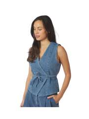 Neo Noir - Samara Denim Waistcoat Neo Noir - Samara Denim Waistcoat