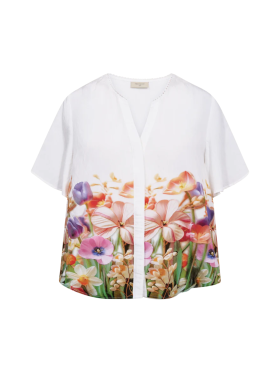 FREEQUENT - MAISE Elegant Flora Bluse