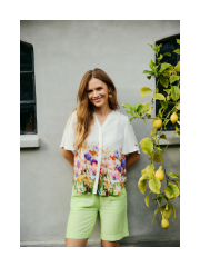 FREEQUENT - MAISE Elegant Flora Bluse