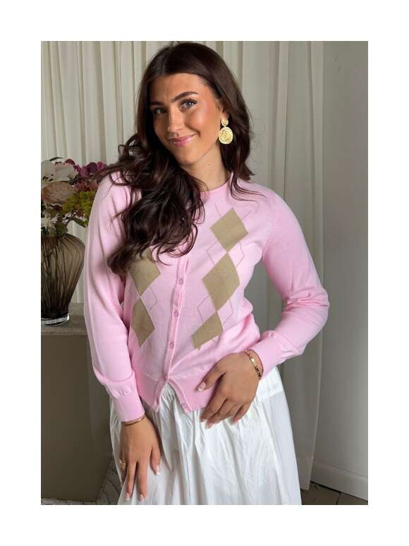 Micha - ARGYLE CARDIGAN