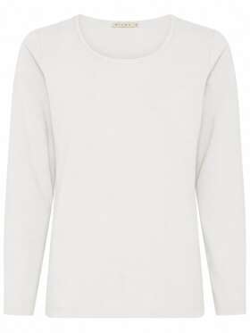 Micha - T-shirt Med Satinkant Micha - T-shirt Med Satinkant