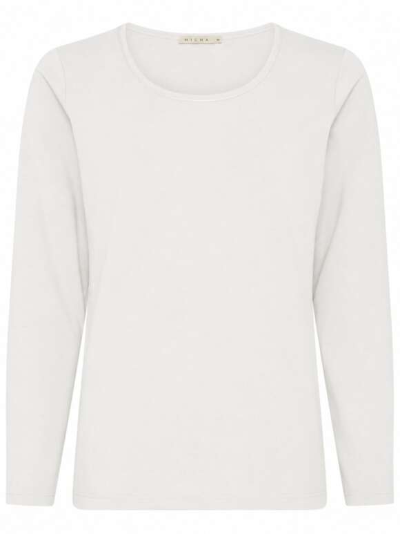 Micha - T-shirt Med Satinkant
