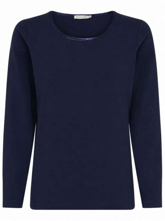 Micha - T-shirt Med Satinkant