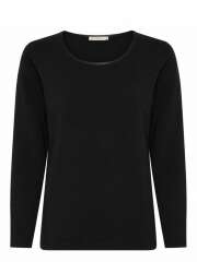 Micha - T-shirt Med Satinkant Micha - T-shirt Med Satinkant