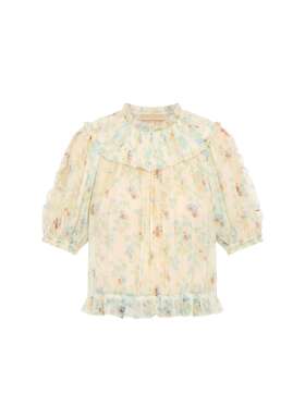 Ulla Johnson -  Nyhed Favoritliste Solenne SS Silk Top