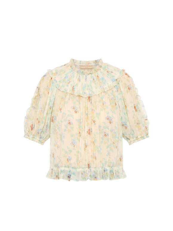 Ulla Johnson -  Nyhed Favoritliste Solenne SS Silk Top