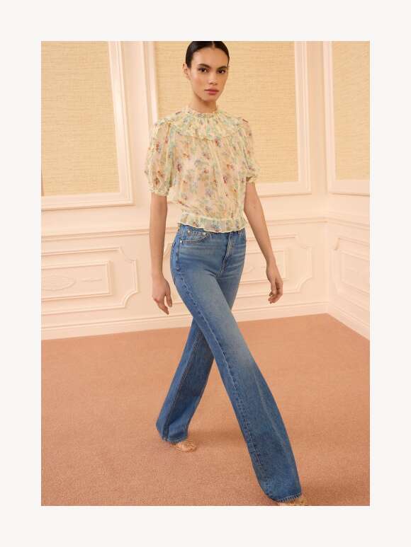 Ulla Johnson -  Nyhed Favoritliste Solenne SS Silk Top
