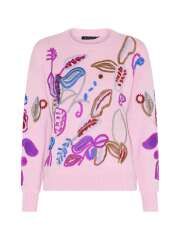 Micha - Elegant Strik Med Broderier