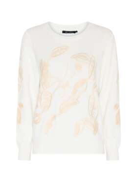 Micha - Elegant Strik Med Broderier
