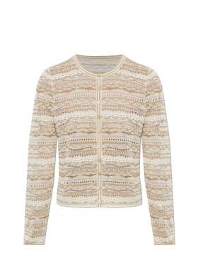 Ulla Johnson - Mia striped pointelle-knit cardigan