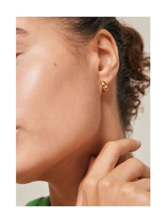 Enamel - CLASSIC WIDE HOOPS