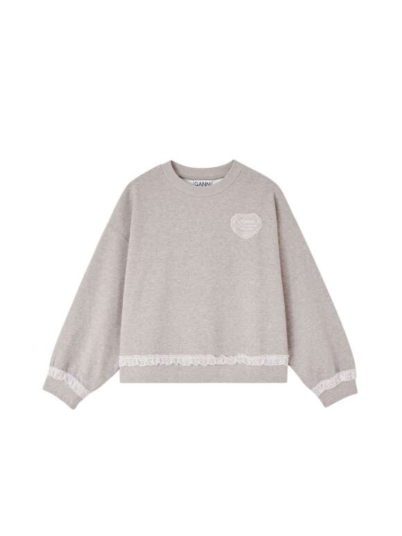 Ganni - Sweat Med Blonder