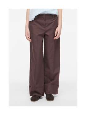 Rouge Edit - MID-WAIST WIDE-LEG TROUSERS