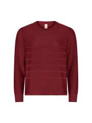 Skovhuus - Finstrikket bluse med rund hals Skovhuus - Finstrikket bluse med rund hals