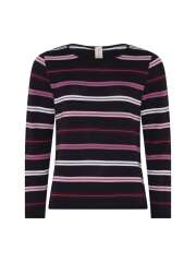 Skovhuus - Stribet finstrikket bluse Skovhuus - Stribet finstrikket bluse