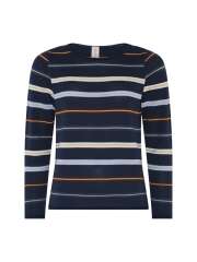 Skovhuus - Stribet finstrikket bluse Skovhuus - Stribet finstrikket bluse