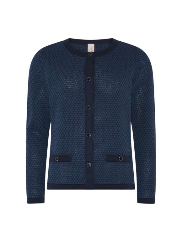Skovhuus - Strukturstrikket cardigan