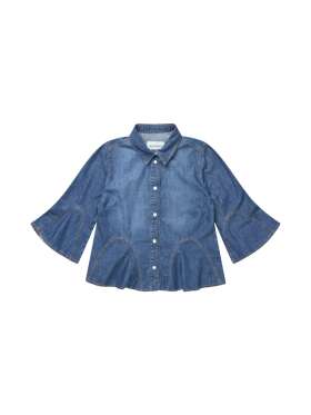 Munthe - VUNNA DENIM BLUSE Munthe - VUNNA DENIM BLUSE