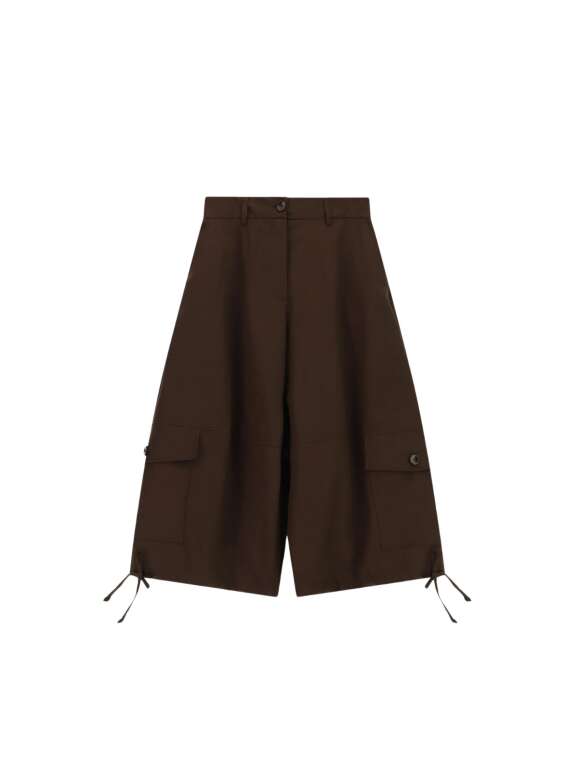 Imperial - PALAZZO BERMUDA SHORTS