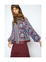 Mos Mosh - Milkey Linocut Blouse Mos Mosh - Milkey Linocut Blouse