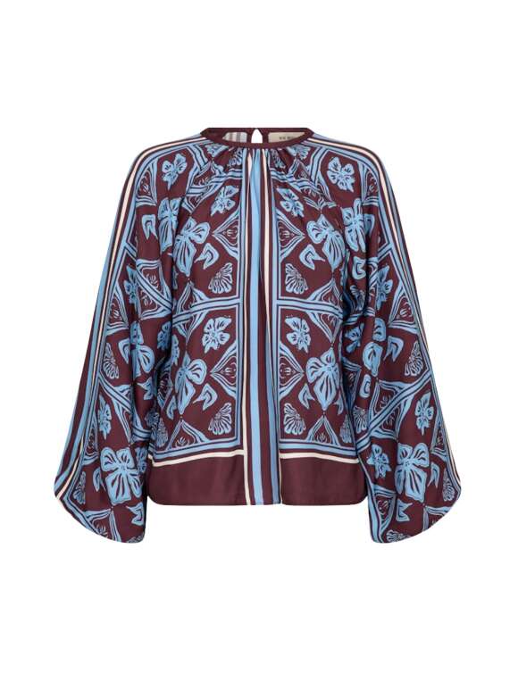 Mos Mosh - Milkey Linocut Blouse