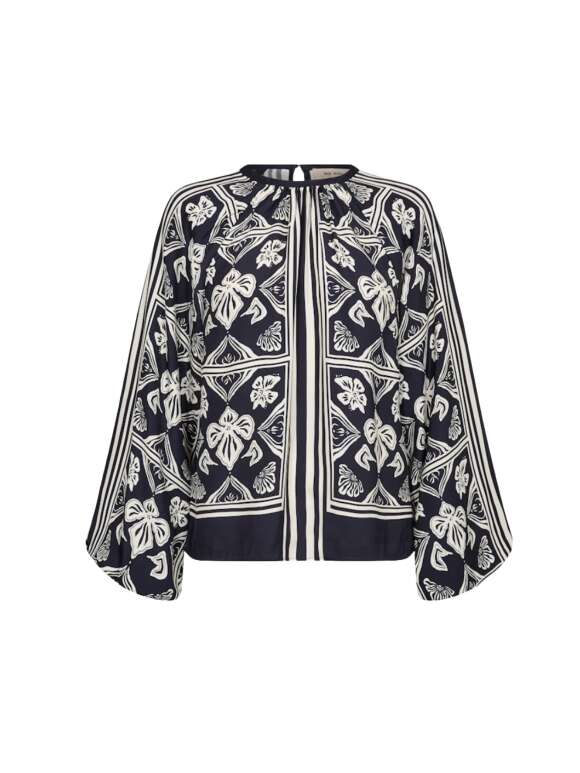 Mos Mosh - Milkey Linocut Blouse