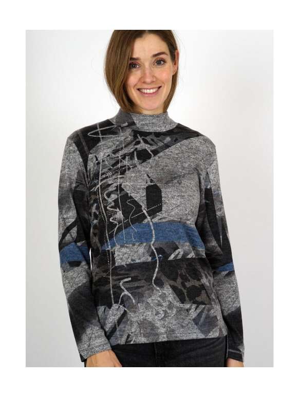 Textil Karntner - Sporty Bluse Med Print