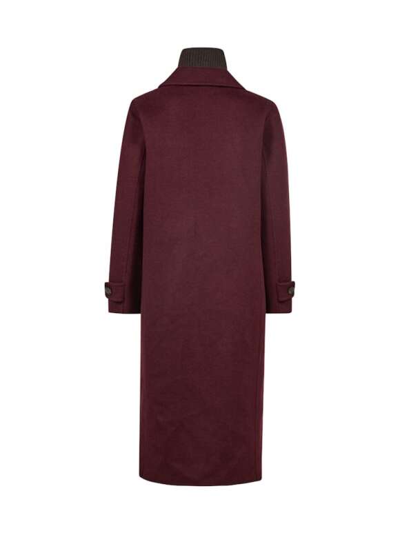 Mos Mosh - Alva Loisa Mock Neck Frakke
