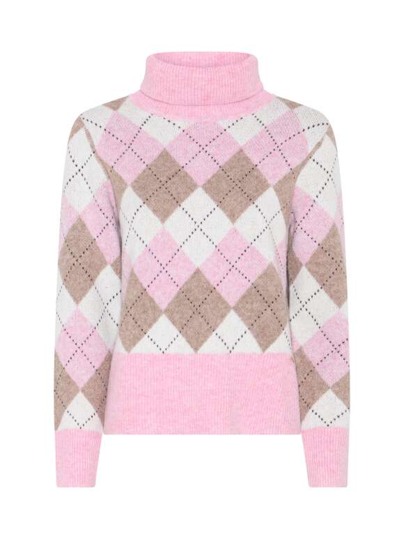 Micha - Bluse Argyle Sequins