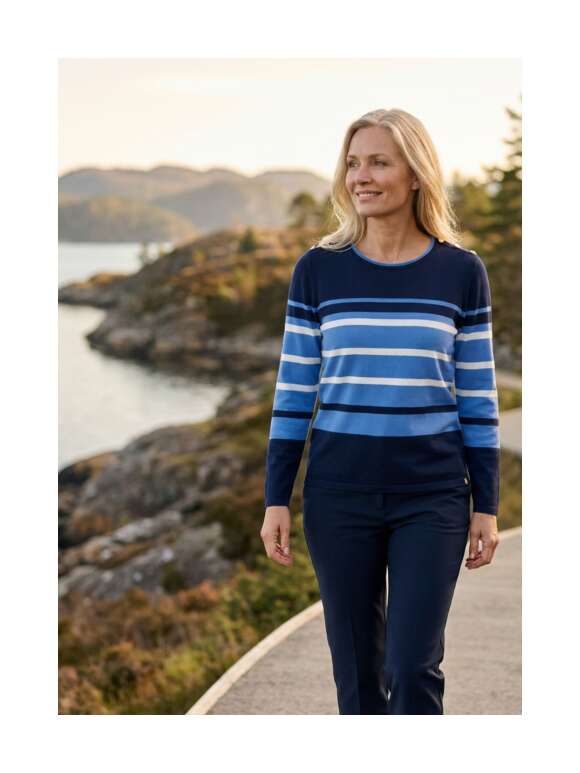 Micha - STRIBET BLUSE