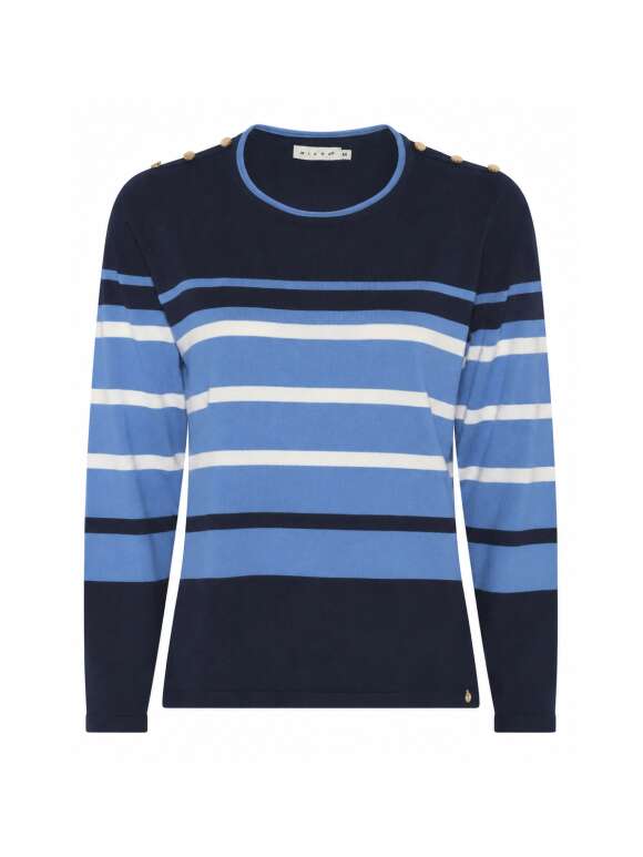 Micha - STRIBET BLUSE