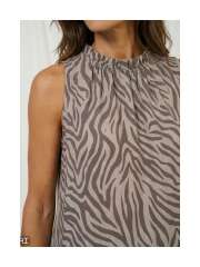 Marta Du Chateau - LUCINA TOP ZEBRA Marta Du Chateau - LUCINA TOP ZEBRA
