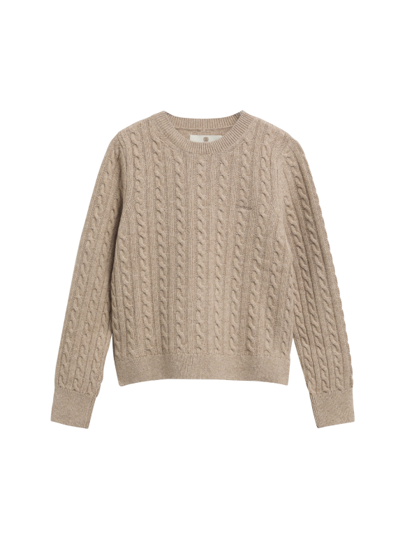 BARBOUR - Ashdown Relaxed Wool-Blend Cable-Knit Jumper
