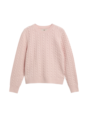 BARBOUR - Ashdown Relaxed Wool-Blend Cable-Knit Jumper
