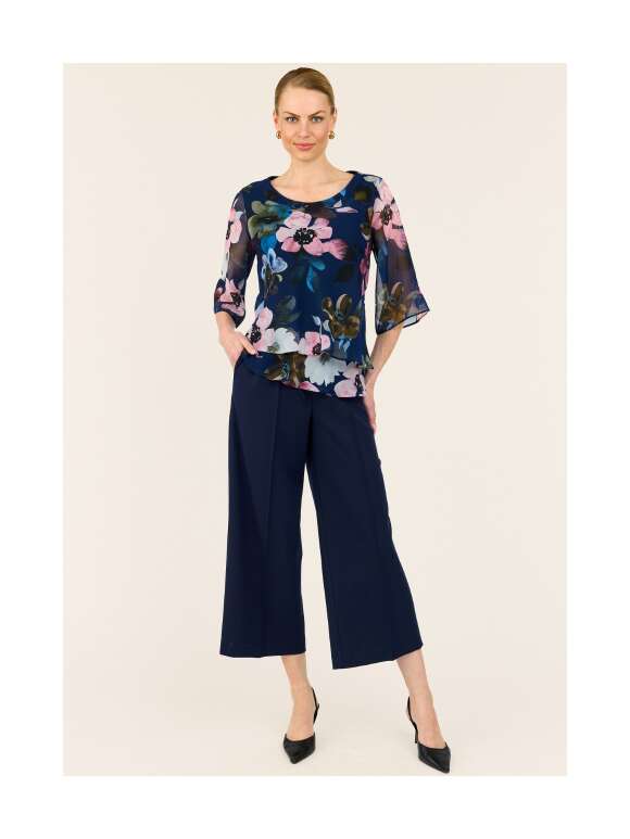 MOLLY JO - Blomstret bluse