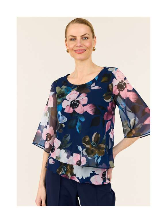 MOLLY JO - Blomstret bluse