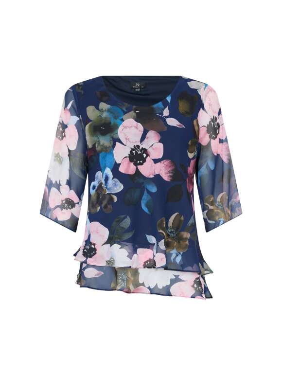 MOLLY JO - Blomstret bluse