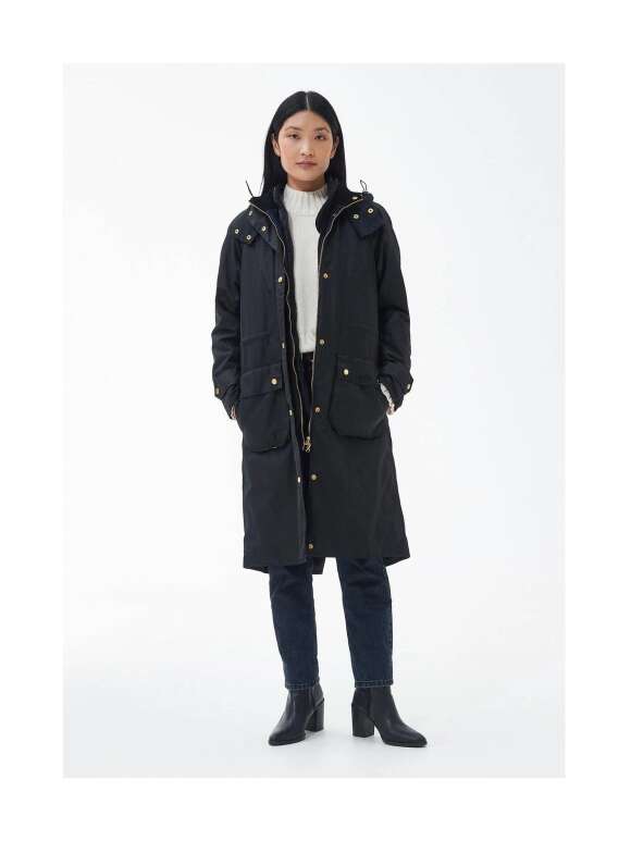 BARBOUR - Long Cannich Waxed Jacket