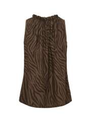 Marta Du Chateau - LUCINA TOP ZEBRA Marta Du Chateau - LUCINA TOP ZEBRA