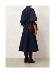 Zimmermann - DENIM BILLOW SKJORTE Zimmermann - DENIM BILLOW SKJORTE
