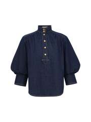Zimmermann - DENIM BILLOW SKJORTE Zimmermann - DENIM BILLOW SKJORTE