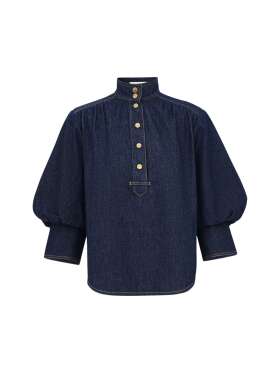 Zimmermann - DENIM BILLOW SKJORTE