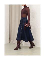 Zimmermann - DENIM MIDI SKIRT Zimmermann - DENIM MIDI SKIRT