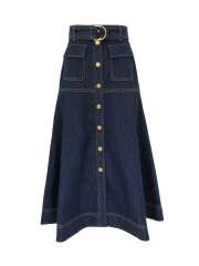Zimmermann - DENIM MIDI SKIRT Zimmermann - DENIM MIDI SKIRT