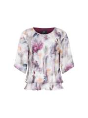 Godske - BLOMSTRET SYREN BLUSE Godske - BLOMSTRET SYREN BLUSE